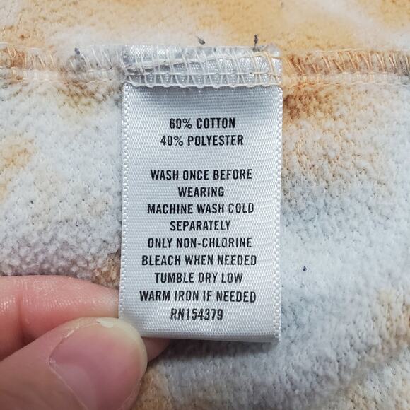 aeropostale tie dye swirl sweatshirt pullover blue orange large - Picture 5 of 7